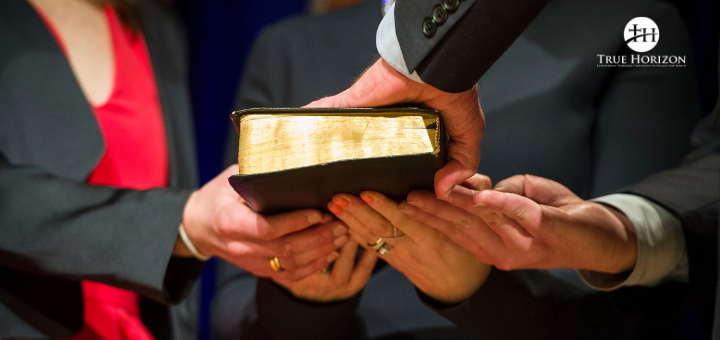 Politician Taking The Oath Of Office